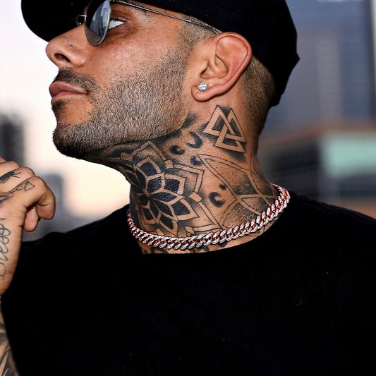 Cuban Link Chain in Rose Gold - 12mm