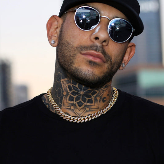 Cuban Link Chain in Yellow Gold - 12mm