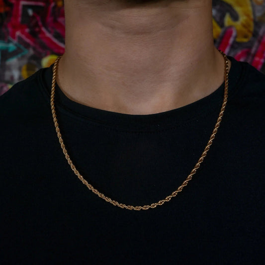 Rope Chain in Rose Gold - 3mm