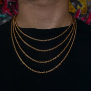 Rope Chain in Rose Gold - 3mm