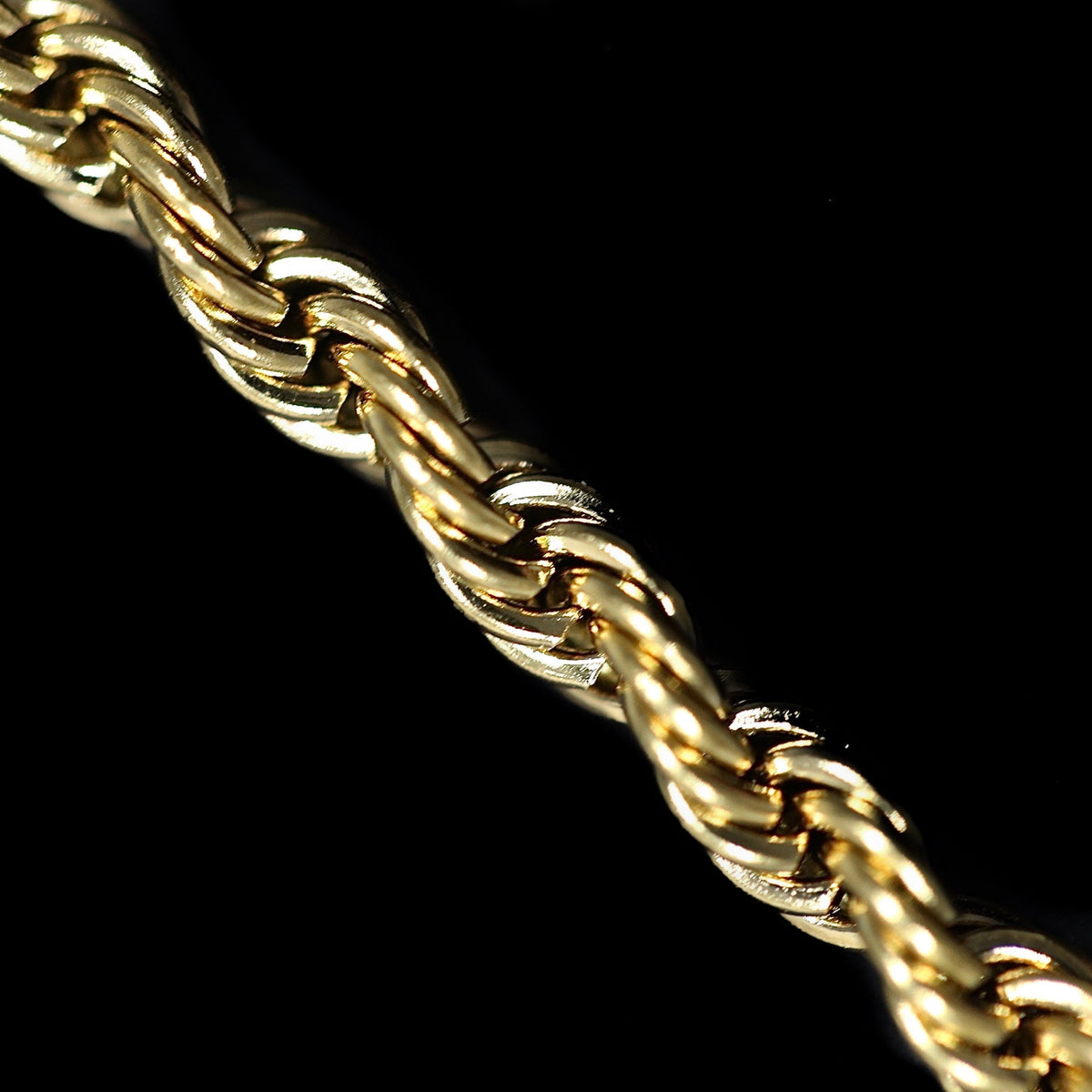 Rope Chain in Yellow Gold - 3mm