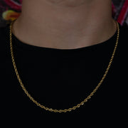 Rope Chain in Yellow Gold - 3mm