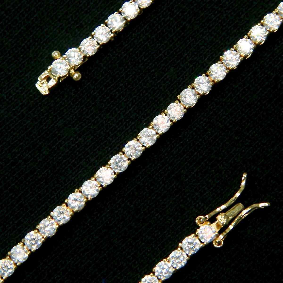 Tennis Bracelet in Yellow Gold - 3mm