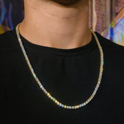 Tennis Chain in Yellow Gold - 3mm
