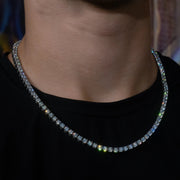 Tennis Chain in Yellow Gold - 4mm