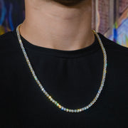 Tennis Chain in Yellow Gold - 4mm