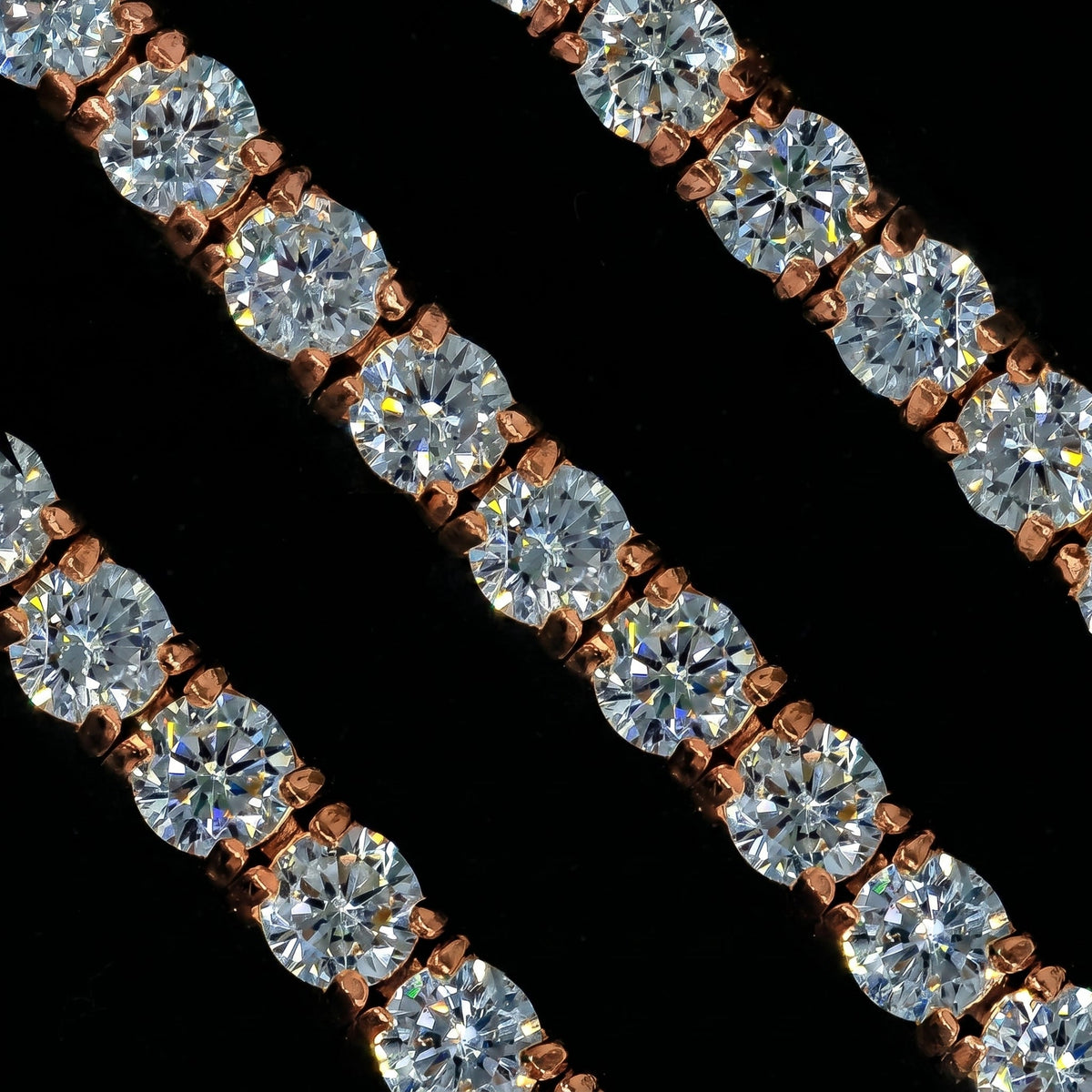 Tennis Chain in Rose Gold - 5mm