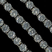 Tennis Chain in White Gold - 5mm