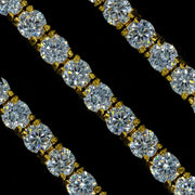 Tennis Chain in Yellow Gold - 5mm