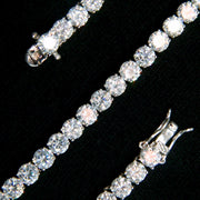 Tennis Bracelet in White Gold - 5mm