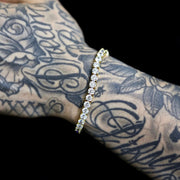 Tennis Bracelet in Yellow Gold - 5mm
