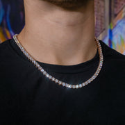 Tennis Chain in Rose Gold - 5mm