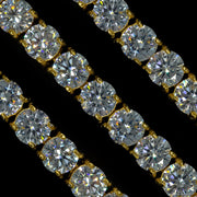 Tennis Chain in Yellow Gold - 6mm