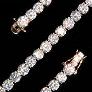 Tennis Bracelet in Rose Gold - 6mm
