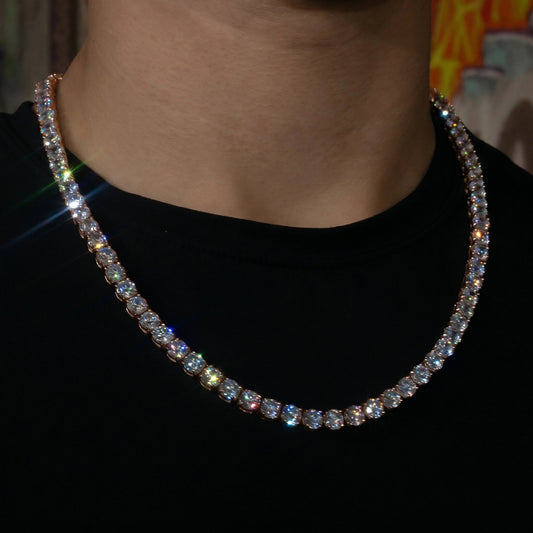 Tennis Chain in Rose Gold - 6mm