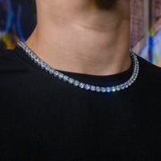 Tennis Chain in White Gold - 6mm