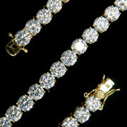 Tennis Bracelet in Yellow Gold - 6mm